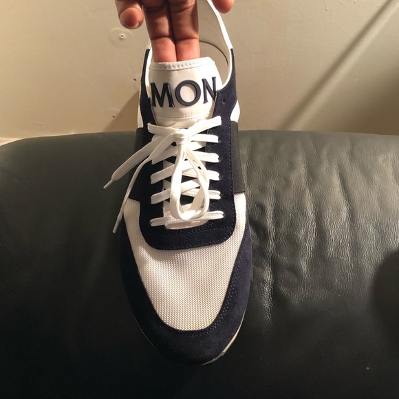 Moncler Navy Horace Sneakers Men - Picture 4 of 8